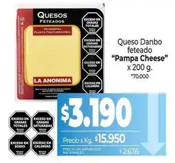 La Anonima Queso danbo feteado oferta