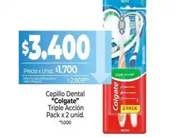 La Anonima Colgate - cepillo dental triple acción pack x 2 unid oferta