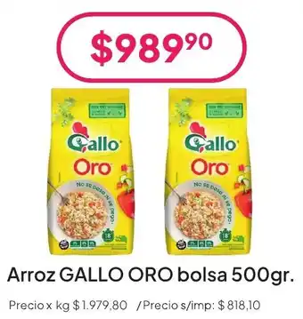Gallo arroz oro