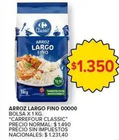 Carrefour Market Carrefour - arroz largo fino 00000 oferta