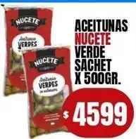 Supermercados Mariano Max Nucete - aceitunas verde oferta