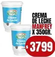 Supermercados Mariano Max Manfrey - crema de leche oferta