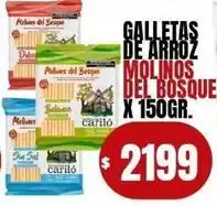 Supermercados Mariano Max Molinos del bosque - galletas de arroz oferta