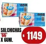 Supermercados Mariano Max 66 - salchichas oferta