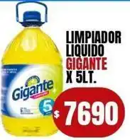 Supermercados Mariano Max Gigante - limpiador liquido gigante oferta