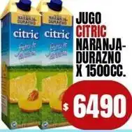 Supermercados Mariano Max Citric - jugo citric naranja-durazno oferta