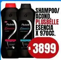Supermercados Mariano Max Plusbelle - shampoo/acondicionador esencia oferta