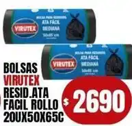 Supermercados Mariano Max Bolsas resid.ata facil rollo 20ux50x65c oferta