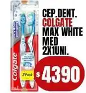 Supermercados Mariano Max Colgate - cep. dent. max white med 2x1uni oferta