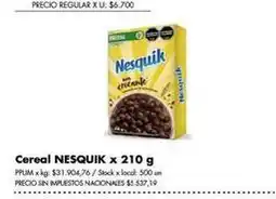 Disco Nesquik - cereal oferta