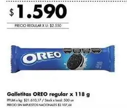 Disco Oreo - galletitas regular oferta