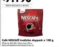 Disco Nescafé - café tradición doypack oferta