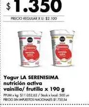Disco Yogur nutricion activa vainilla/ frutilla oferta