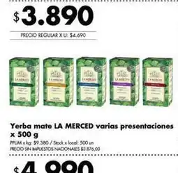 Disco La merced - yerba mate oferta