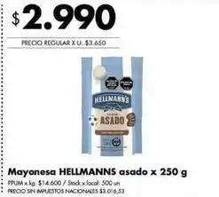 Disco Mayonesa asado oferta