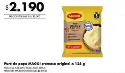 Disco Maggi - puré de papa cremoso original oferta