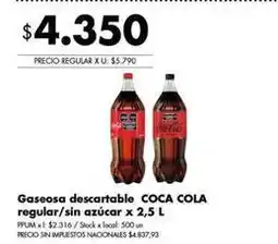 Disco Coca cola - gaseosa descartable oferta