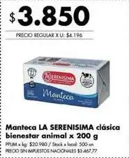 Disco Manteca clásica oferta