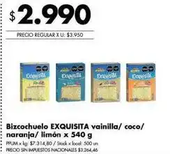 Disco Exquisita - bizcochuelo oferta