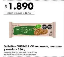 Disco Galletitas con avena, manzana y canela oferta