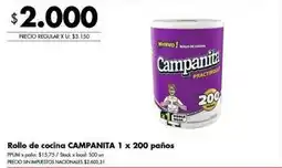 Disco Campanita - rollo de cocina oferta