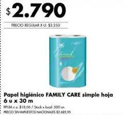 Disco Papel higiénico simple hoja oferta