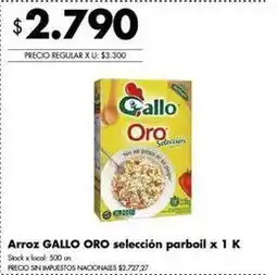 Disco Gallo oro - arroz parboil oferta