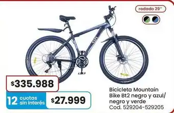 Coto Negro - bicicleta mountain bike bt2 oferta