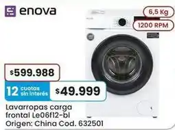 Coto Origen - lavarropas carga frontal le06f12-bl oferta