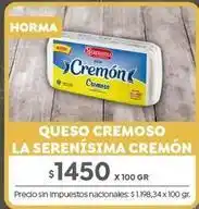 Jumbo La serenísima - queso cremoso cremón oferta
