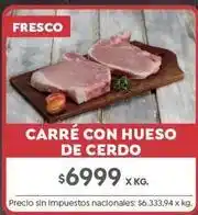 Jumbo Carre con hueso de cerdo oferta