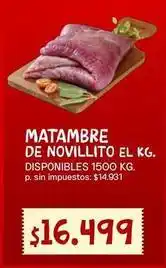 Supermercados Vea Matambre de novillito oferta