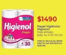 Supermercados Vea Higienol - papel higi3enico oferta