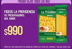 Supermercados Vea La providencia - fideos oferta