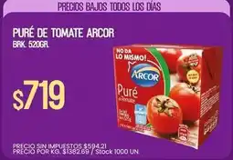 Supermercados Vea Arcor - puré de tomate oferta