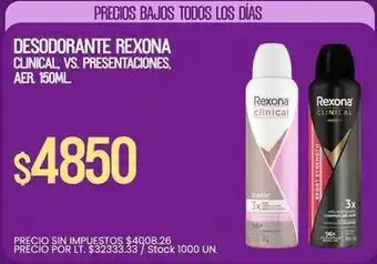 Rexona - desodorante clinical