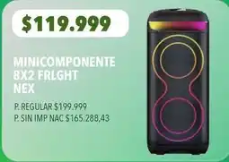 Supermercados Vea Nex - minicomponente 8x2 frlight nex oferta