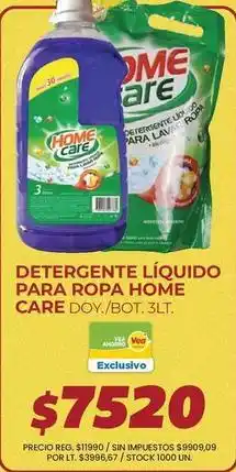 Supermercados Vea Vea - detergente líquido para ropa oferta