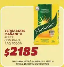 Supermercados Vea Mañanita - yerba mate oferta