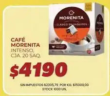 Supermercados Vea Morenita - café intenso oferta