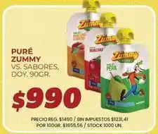 Supermercados Vea Puré zummy oferta