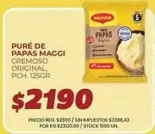 Supermercados Vea Maggi - puré de papas oferta