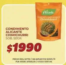 Supermercados Vea Alicante - condimento chimichurri oferta