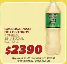 Supermercados Vea Paso de los toros - gaseosa pomelo oferta
