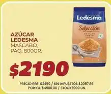 Supermercados Vea Ledesma - azúcar mascabo oferta