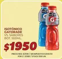 Supermercados Vea Gatorade - isotónico oferta