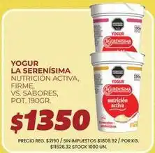 Supermercados Vea La serenísima - yogur nutrition activa oferta