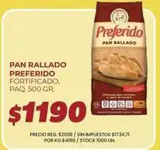 Supermercados Vea Preferido - pan rallado oferta