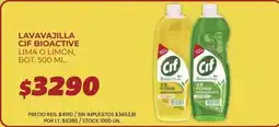Supermercados Vea Cif - lavavajilla bioactive lima o limon oferta