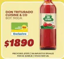 Supermercados Vea Cuisine - don triturado cuisine & co oferta